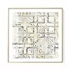 Prachtige Wanddecoratie Abstracte geometrische decoratieve schilderij kunstmoderne eenvoud muur decor vierkant frame…