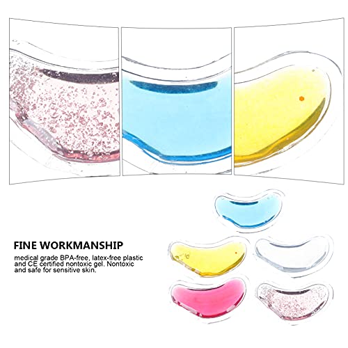 Minkissy 5Pcs Herbruikbare Eye Gel Ice Pack Voor Koeling Of Warming Ogen En Gezicht Eye Behandeling Verlichten… - Image 7