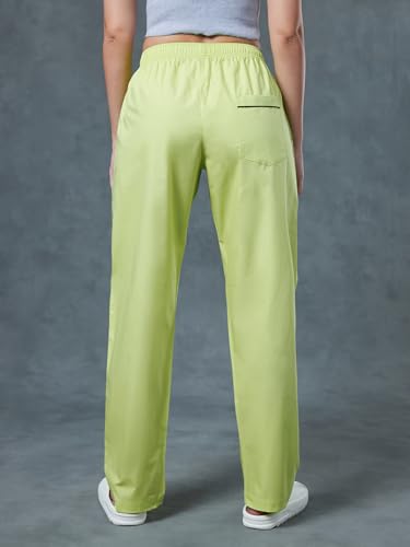 Image of Bewakoof Women's 100% Poplin Cotton Solid Regular Fit Pyjama