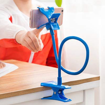 KolorFish Mobile Phone Holder, Universal Mobile Phone Stand, Lazy Bracket, Flexible Long Arms Clip Mount for All Phones in Office Bedroom Desktop (Dark Blue) (B07W3PH45J) Amazon Price History, Amazon Price Tracker