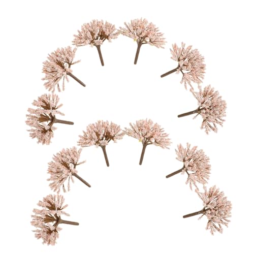 ERINGOGO 20pcs Tree Model Miniature Street Trees for Table for Cherry Blossom Flowers