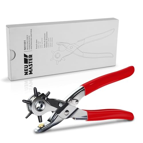 Image of Eyelet Setting Pliers VAGHASIYA 5 /32 inch Grommet，Hole Punches from 5 /64 inch to 3 /16 inch (5 /64 inch to 3 /16 inchHole Punches)