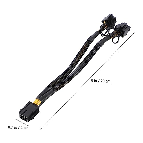 Cable pcie doble pin HEMOTON con adaptadores de alta estabilidad para extender corriente de GPU 7