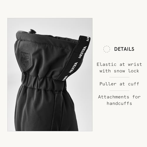 Hestra Unisex Mist 5-Finger Glove I Insulated Winter Alpine Ski & Cold Weather Gloves for Men & Women3