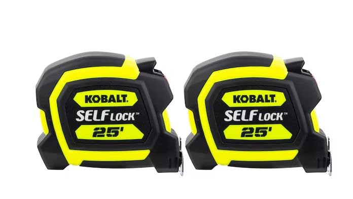 K.balt Self Lock 2 -Pack 25-ft Auto Lock Tape Measure