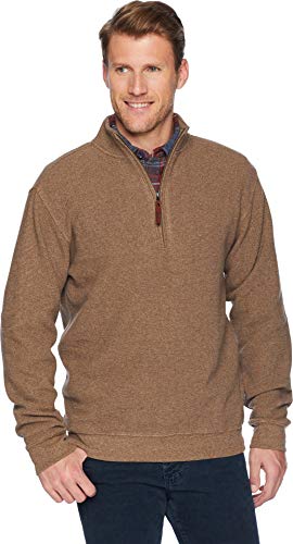 Chiusura lampo in pelle Woolrich Men\'s Bromley Half-Zip Sweater