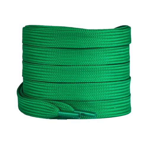 Image of Booyckiy 2 Pairs 2 /5 inch Flat Shoe Laces for Sneakers 31 Colors Shoelaces in 27 inch-72 inch