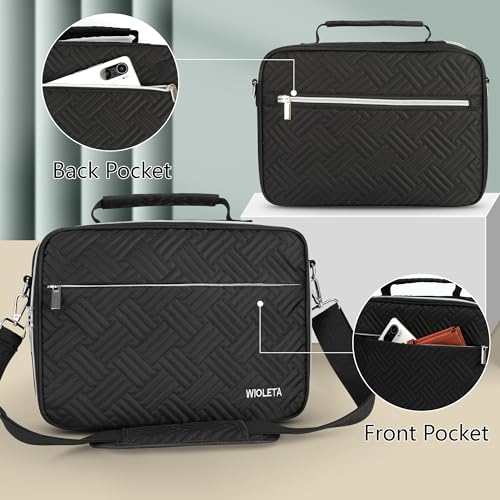 WIOLETA Capa Bíblica Masculina Extra Grande, Capa com Alças de Ombro, Estojo de Transporte Bíblico p