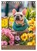 Frenchie Couture - Französische Bulldoggen in Strick-Chic (Tischkalender 2026 DIN A5 hoch), CALVENDO Monatskalender: Französische Bulldoggen in lustigen Hundestricksachen (CALVENDO Tiere)
