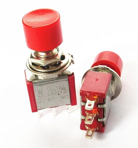 Bouton marche arrêt à LED et rappel automatique 3 broches 250V CA