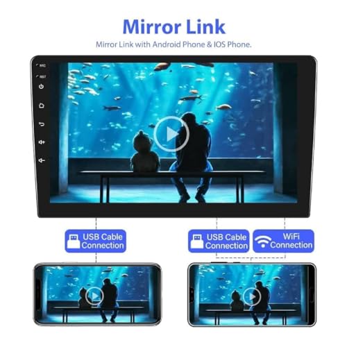 Image of Audio Wheels TS-7 Android Car Stereo with 2GB /32GB Touch Screen Car Radio /BT /GPS Navigation, Multimedia Audio and Video Player (9 Inch Android Screen)