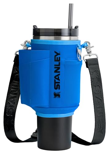 Image of STANLEY All Day Quencher Carry All for 40 oz Tumbler with Handle | Crossbody Bag with Phone Holder Pocket, Card Sleeve & Detachable Strap | Water Bottle Carrier Bag | BPA-Free |