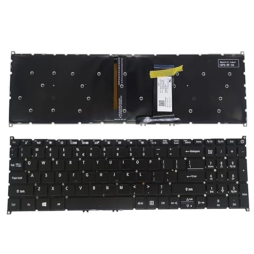 Laptop Keyboard for Compatible Acer Aspire 7 A715-74G A715-75 A715-75G N19C5 with Backlit