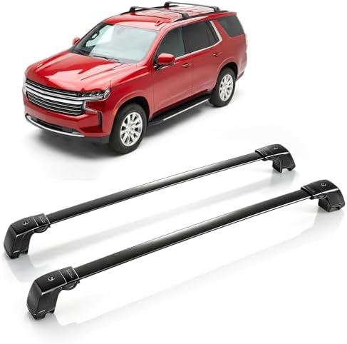 Roof Rack Cross Bars 330 lbs Load Capacity, Lockable Aluminum Cro...