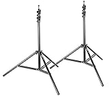  2 x Lampenstativ Blitzstativ mit Luftdämpfung, ayex GT-Serie 220cm