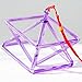 Crystal Singing Pyramid, For Healing Meditation, Excellent Sound, With Crystal Singing Bowl Striker, Sound Healing Meditation Accessories(5 Inch)