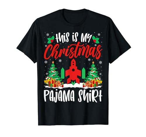 Aerospace Xmas Pajama Shirt Aerospace Christmas Holiday Camiseta