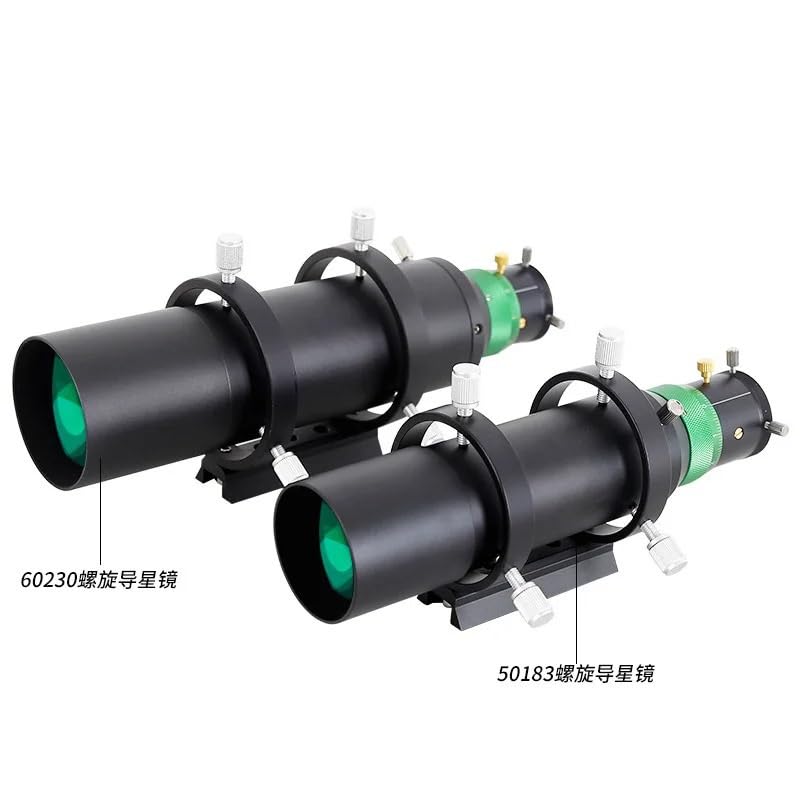 Guía de 50mm con enfoque helicoidal doble para evitar fallos de guiado en telescopios 3