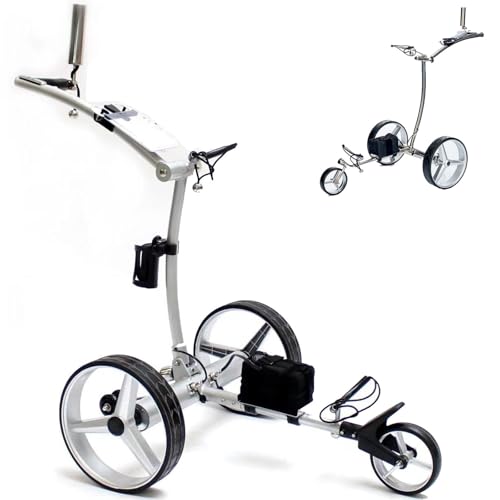 CMOLVUR Chariot Électrique à 3 Roues pour Golf - Pliable,...