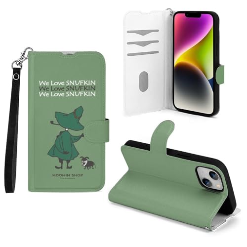 ムーミン スナフキン IPhone7/8/SE2/iphone11/12/13/14/15用ケース 携帯カバー 手帳型 軽量 スタンド機能 携帯ケース カード収納 PUレザー 耐衝撃 人気 男女兼用 キャラクター かわいい