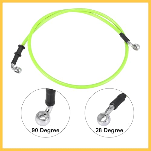 Manguera de embrague de moto verde de 110 cm para rutas 5