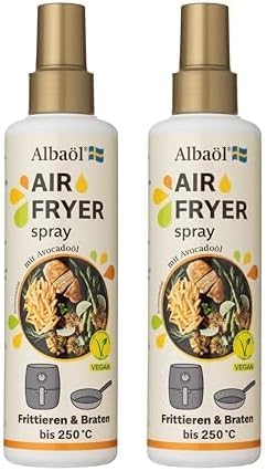 Albaöl Air Fryer Spray 190ml (1 x 190ml Flasche) (Packung mit 2)