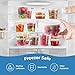 Fit Meal Prep 40 Pack 16 32 oz Deli Containers with Lids, US Made Leakproof Quart Containers with Lids, Clear Plastic Food Storage Container with Lid, Microwave Freezer Safe Meal Prep Container