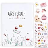Material: Gästebuch mit Hardcover, Sehr exquisit.