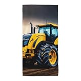 Jkkghll Company Farm Tractor Print - Toallas de baño de varios tamaños, playa, piscina, gimnasio, viajes, versátiles, yoga, fitness, uso doméstico