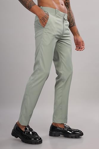 Image of RAGZO Premium Elastic Formal Pants for Men || Formal Trousers for Men Office Wear || Formal Trousers for Men Stretchable