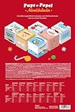 Pups & Popel Spaß-Adventskalender mit witzigen, weihnachtlichen Süßigkeiten wie Rentierpupse | von Liebeskummerpillen
