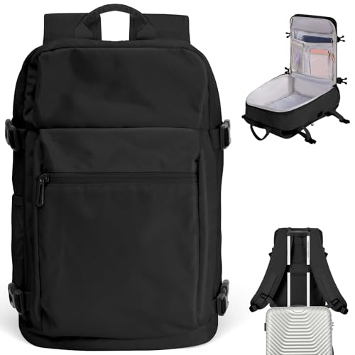 Mochila Viaje Cabina Avion 40x20x25 Para Ryanair, Mochila Equipaje De Mano Maletas Bolsa Viagem Mochila Hombre Mujer Trabajo Casual Travel Backpack Para Vueling, Wizzair, Volotea Negro Mochila Viaje Cabina Avion 40x20x25 Para Ryanair, Mochila Equipaje De Mano Maletas Bolsa Viagem Mochila Hombre Mujer Trabajo Casual Travel Backpack Para Vueling, Wizzair, Volotea Negro
