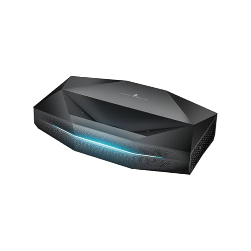 Image of AWOL Aetherion Pro 4K Projector, 2600 ISO Lumens Short Throw Projector, Google TV, PixelLock™ Clarity, 6000:1 Native Contrast UST Projector, Anti–RBE, 4K 200" Display, Dolby Vision, Movie Projector