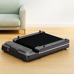 XEO HOME 180° Foldable Walking Pad Treadmill Under Desk Running Electric Machine for Home & Office with LED Display, Bluetooth Speaker, Remote & APP Control, Speed 1.0-6.0 KM/H, 120KG Weight Capacity