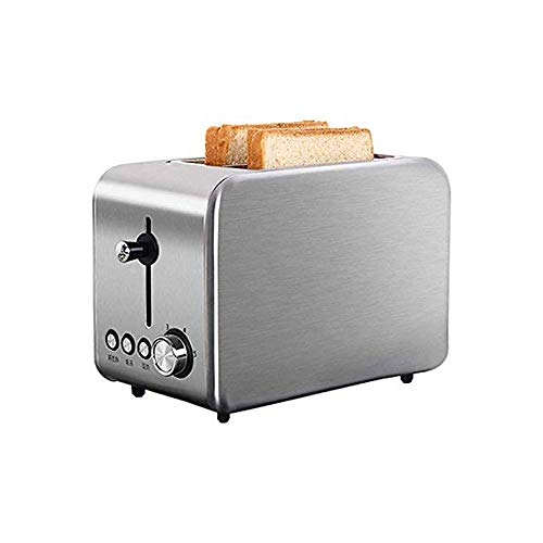 LKNJLL 2-Scheiben-Pop-Up Edelstahl Toaster W / 6 Shade Einstellungen, Extra Wide Slots for Toasten Bagels, Defrost…