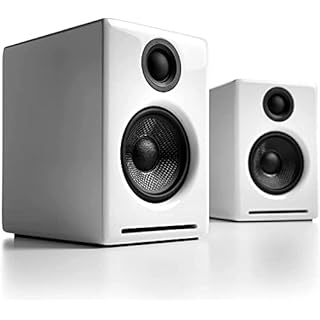 【国内正規品】Audioengine オーディオエンジン A2＋ワイヤレス・パワードスピーカー l Bluetooth aptX対応・16bit DACアンプ内蔵 (ホワイト)