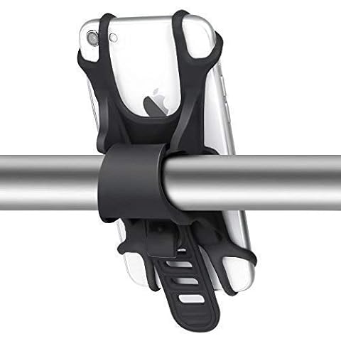 Golf Trolley Phone Holder, SmartPhone Holder For Your Golf Buggy or Cart GPS suitable for all smartphones. (Black) Cover