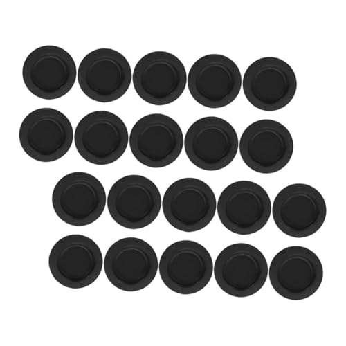 Sosoport 20pcs Round Piggy Bank Stopper Plugs Money Bank Bottom Stopper Rubber Covers Replacement for Saving Box Holes