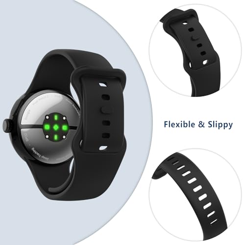 Correa deportiva de silicona para Google Pixel Watch 41mm Pack 4 miniatura 3