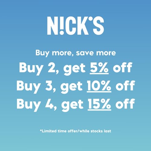 Nick's Swedish-Style Snack Bar, Crispy Nougat, Keto Protein Bar, 12G Protein, Low Carb, Low Sugar, Meal Replacement Bar, Keto-Friendly Snack,12-Count #TOP2