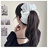 Hrlace Große Haarklammern Tüllschleife Haarklammer Damen Große Haarspangen Chiffon Schleife Haarkrallen Tüll Schleife Hair Clip für Frauen Mädchen Dickes Dünnes Langes Haar Accessoires 1# #5