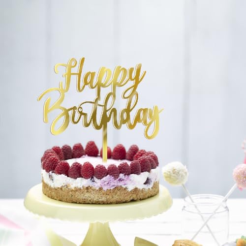 Yuinyo MS-327 Handmade Happy Birthday Cake Topper, Happy Birthday Cake Bunting Decor,Birthday Party Decoration Supplies thumb #5