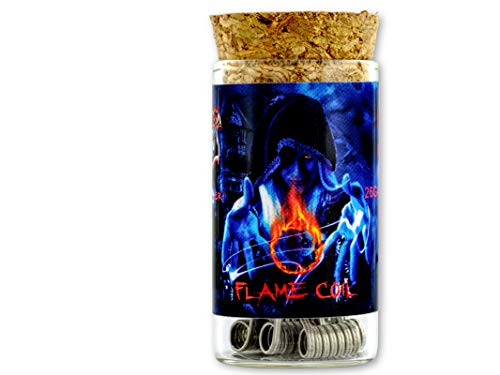 Demon Killer Flame Coil Ni80 SS316L Fil de fer pré-compilé pour RDA/RBA/RTA/RDTA en acier inoxydable chromé