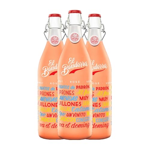 Vermut Martí Serdà El Bandarra Rosado Garnacha Catalunya 1 L (Caja de 3 Botellas de 1 L)