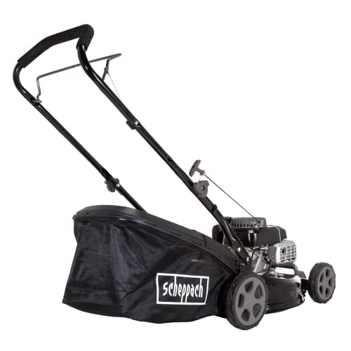 Scheppach Rasenmäher Benzin MP135-42B Black Edition | 42cm Schnittbreitte | 3 PS | Stahlgehäuse… – Ansicht 5