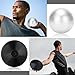 Zealor 2 Pack Iron Shot Put Set Shot Put Rubber Discus 1kg Black Shot Put 12lbs Shot Put Ball Track and Field Equipment for Outdoor Practice Throwing