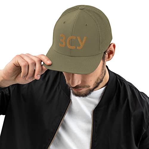 Gorra snapback verde caqui para acampadas y rutas de senderismo