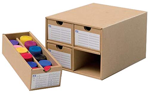 Rangement peinture aqueuse avec compartiments stables pour flacons de modélisme