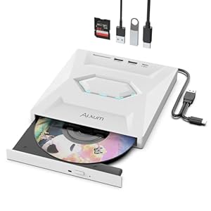 Alxum T037AWH Externes DVD-Laufwerk 5-in-1