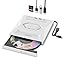 Alxum External DVD Drive for Laptop, Type-C USB 3.0 Portable CD Burner ...